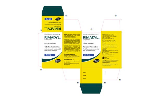 Rimadyl packaging